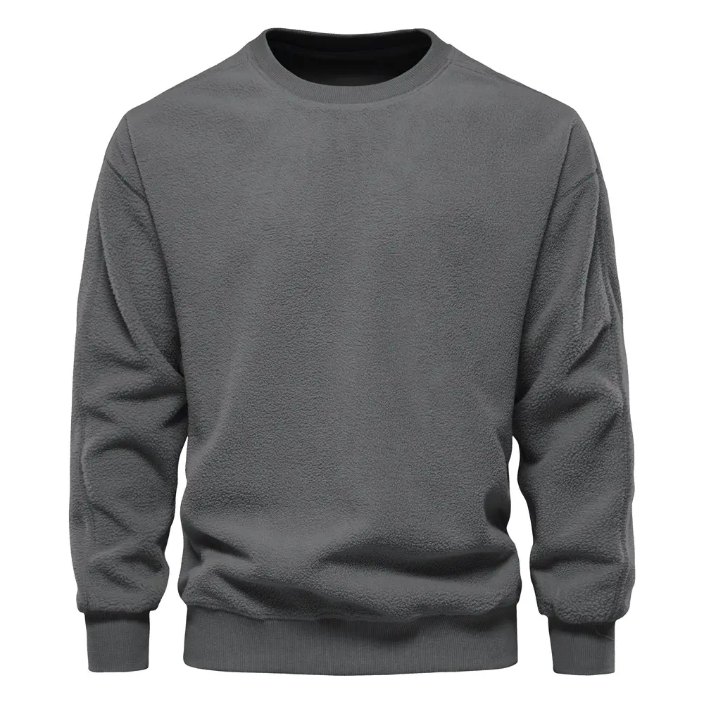 Goede Kwaliteit Mode Heren Herfst Pull-Over Trui Groothandel Pullover Oem Sherpa Deken Hoodie