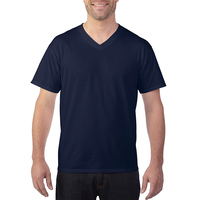 63V00 vente en gros 150g léger doux coupe ajustée col en V plaine unisexe nouveau Design impression personnalisée t-shirt vierge