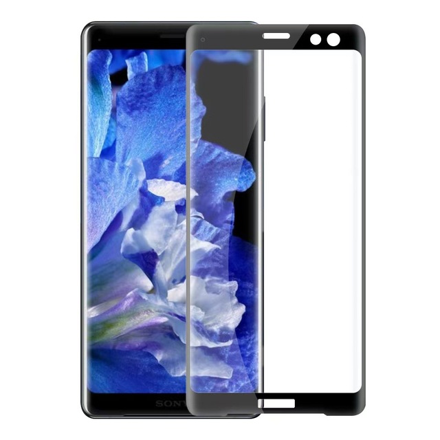 3D Curved Full Coverage Screen Protector Tempered Glass for Sony Xperia XZ3 OEM Factory Wholesale Custom Logo