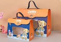 Boîtes cadeaux de douche de bébé emballage sac cadeau en papier chocolat avec boîte à bonbons design dessin animé pour le festival des faveurs de naissance et des cadeaux