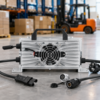 Chargeur de batterie LiFePO4 12S 43,8V 20-25A pour chariot de golf 36V, chariot élévateur, vélo électrique, scooter, véhicule électrique, chargeur portable