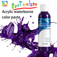 Peinture acrylique fluide pour DIY ours, pâte colorée à base d'eau pour la création de figurines et de porte-clés