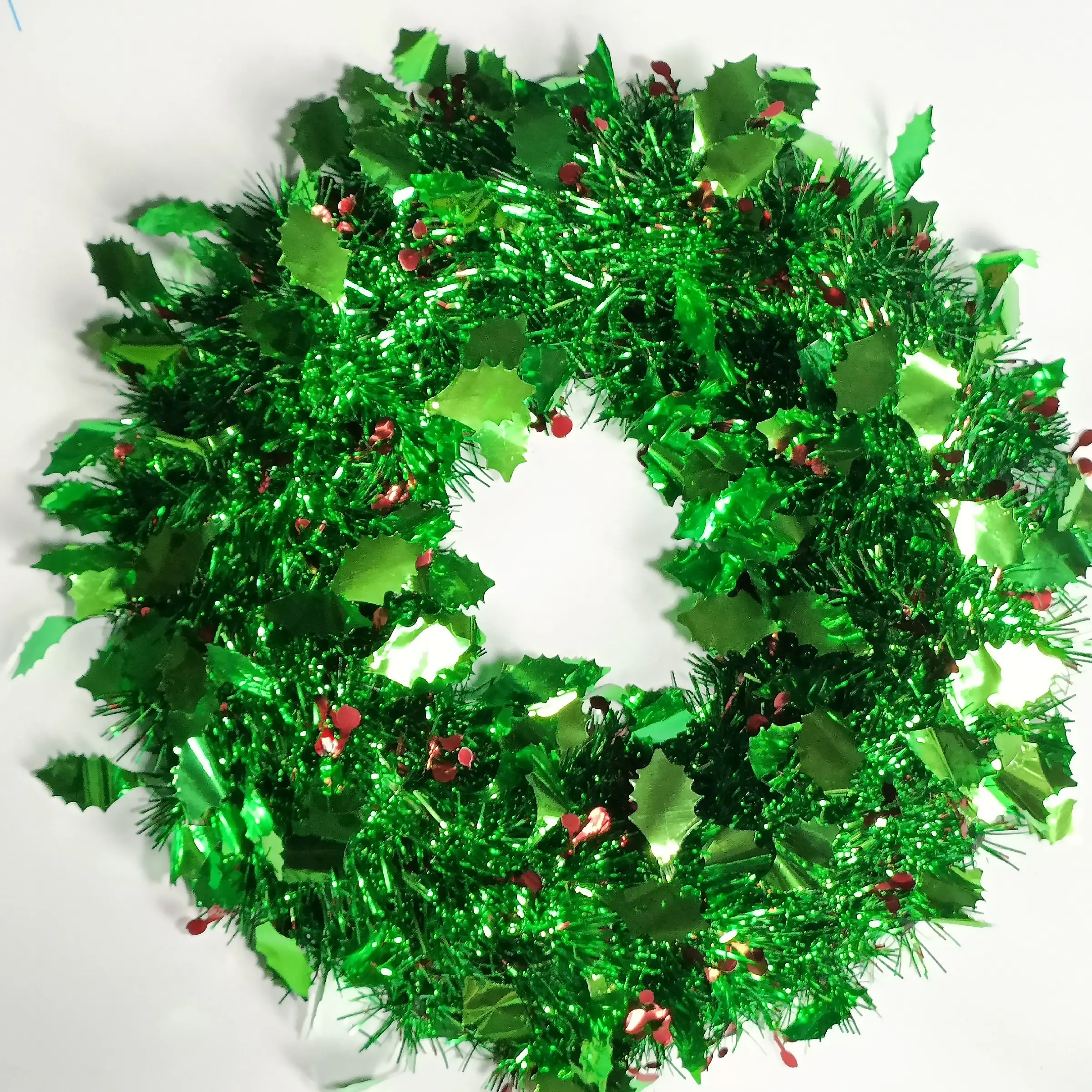 Green tree red fruit Christmas Wreath Decorations Outdoor Artificial Christmas Wreath for Front Door Garland Winter Ornaments