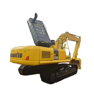 Excavadora Komatsu PC350 de 35 toneladas, máquina sobre orugas grande con componentes centrales, excavadora con motor, bomba de engranajes de caja de cambios - Product Image 1