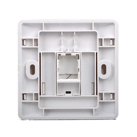 Plaque murale réseau RJ45 1 port type 86, panneau de prise modulaire Keystone RJ45 pour réseau fibre optique