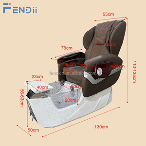<span class=keywords><strong>2026</strong></span> Professionelle Nagelstudio-Möbel Luxuriöser Elektrischer Rohrloser Fuß-Spa-<span class=keywords><strong>Massage</strong></span>-Pediküre-Stuhl mit Schüssel - Product Image 5