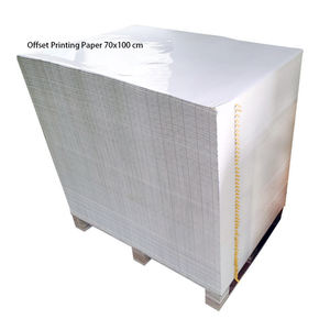 Papel adhesivo recubierto fundido 70*100, hoja de papel Adhes semibrillante, papel adhesivo cromado autoadhesivo de doble capa, papel adhesivo para arte - Product Image 3