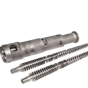 Barillet conique à double vis 92-188 pour machine extrudeuse de plastique - Product Image 5