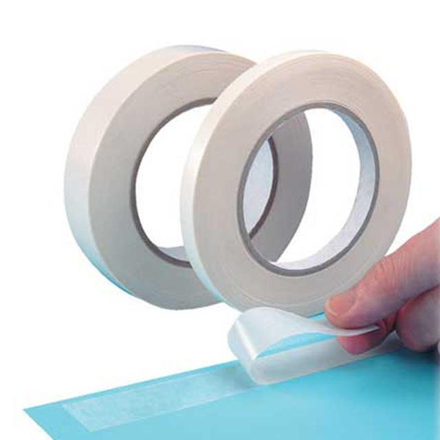 Solvent based Double Sided Tissue Paper Tape From Guangdong China Factory