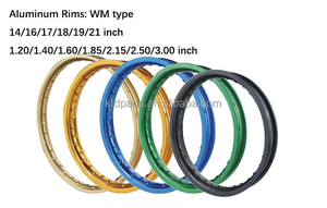 KTD 14 16 <span class=keywords><strong>17</strong></span> 18 19 21นิ้วอโนไดซ์โครเมี่ยมขัด36รู40ซี่ชนิด WM 6061อลูมิเนียมอัลลอย<span class=keywords><strong>ขอบ</strong></span>ล้อรถจักรยานยนต์ - Product Image 2