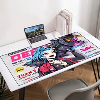 Tapis de souris XXL pour jeux vidéo, sublimation anime, vente en gros, tapis de souris RGB pour ordinateur, tapis de souris personnalisé, tapis de souris pour jeux vidéo