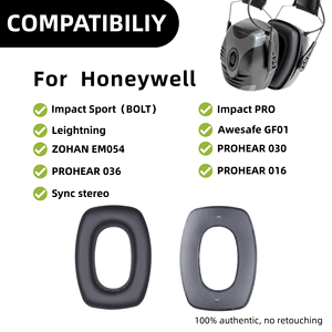 हनीवेल इयरमफ प्रभाव खेल/प्रो सिंक वाएफ जीएफ01 जोहान em054 प्रोहे030/036/016-प्रोटीन चमड़े नरम - Product Image 2