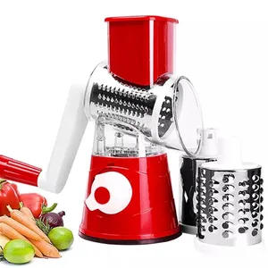 Wholesale rotary vegetable coconut meat shredder slicer carrot chopper cutter handheld winding mozzarella soft cheese grater