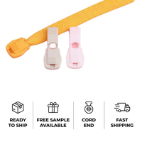 En stock – Clip de cordon de lacet antidérapant, réglable, coloré, en nylon et plastique plaqué sans nickel, 36*15mm, Zhejiang Chine