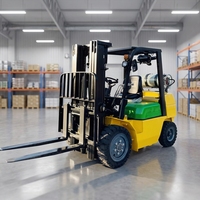 Chariots élévateurs à double alimentation GPL et essence de haute qualité, levée de 3m à 9m pour la logistique d'entrepôt et la manutention en usine