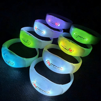 Cadeaux promotionnels en plastique souple certifiés CE, fournitures pour fêtes de mariage, éclairage clignotant, musique activée par le son, LED