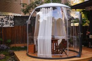 Casa de Campaña Tipo Iglú de Policarbonato Ensamblada para Cafetería al Aire Libre, Estilo <span class=keywords><strong>Glamping</strong></span> Moderno, <span class=keywords><strong>Precio</strong></span> de Fábrica - Product Image 3