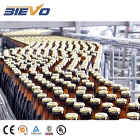 Zhangjiagang fabricant bouteille en verre à grande échelle bière remplissage embouteillage faisant la ligne d'usine de la machine