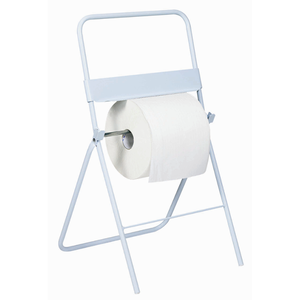 Dérouleur de bobine de papier personnalisé JH-Mech Distributeur de rouleaux de papier en acier au carbone blanc debout de haute qualité - Product Image 1