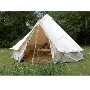 Tiendas de Campaña de Lona de Algodón Tipo Bell Tent de Piedra Arenisca Sahara para Hoteles Turísticos en Venta - Product Image 2