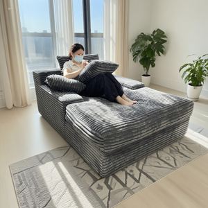 Gratis pengiriman (AS, Inggris, Prancis, <span class=keywords><strong>Australia</strong></span>, Spanyol) <span class=keywords><strong>Sofa</strong></span> kain beludru dalam dudukan lebar nyaman untuk ruang tamu mewah Villa - Product Image 1