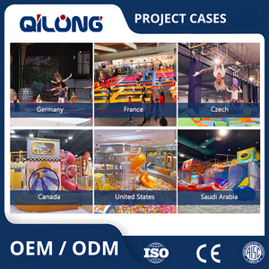 Nouvel équipement de <span class=keywords><strong>trampoline</strong></span> intérieur commercial, <span class=keywords><strong>trampoline</strong></span> professionnel de saut à l'élastique pour les parcs d'attractions pour enfants - Product Image 6