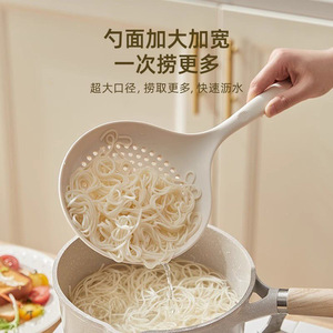 Food Grade Silicone Strainer Large Mouth Noodle Drainer Heat Resistant Kitchen Colander For Pasta And Dumplings - Product Image 1