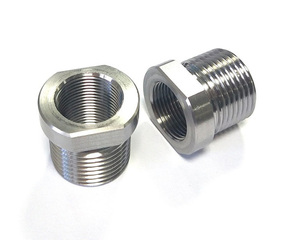 Adaptador de Filtro de Acero Inoxidable Mecanizado por CNC Personalizado - 5/8-24 ID a 13/16-16 OD, Roscado de Alta Precisión para Sistemas de Combustible y Aceite - Product Image 1