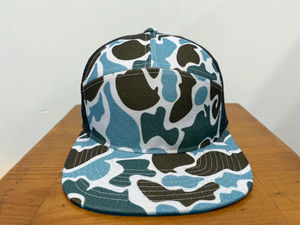หมวกแก๊ปทรงทรัคเกอร์ลายพราง 7 แผง ปีกแบน สำหรับฤดูกาลล่าสัตว์ หมวกแก๊ปแบบ Snapback ปีกแบนสั่งทำพิเศษ หมวกแก๊ปทรงทรัคเกอร์ - Product Image 5