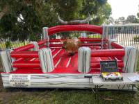 Jeux commerciaux pour adultes défi personnalisé rodéo gonflable mécanique taureau équitation machine gonflable fou taureau tour à vendre