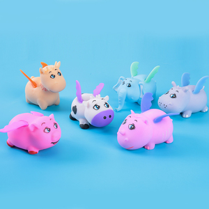 2024 <strong>New</strong> Design Cute Flying Wing <strong>Animals</strong> Squeeze Toys Led TPR PVA Dough Slime Stress Relief Fidget Toys for Kids - Product Image 3