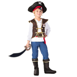 Costumes de pirates pour Halloween, fête costumée, garçons, filles, cosplay, costumes de pirates, costumes de marin, déguisements - Product Image 2