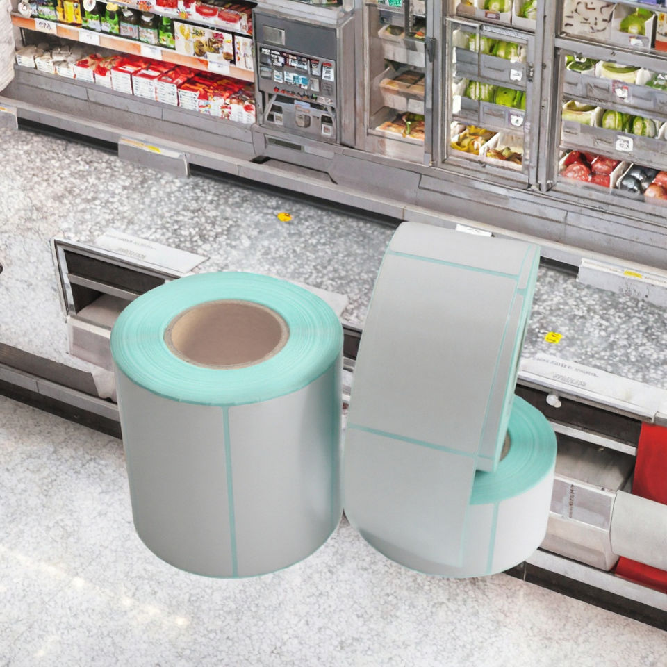 Hot Sell Customized Adhesive Sticker Shipping Labels Barcode Thermal Roll Paper for Logistic Use