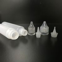 Flacon d'huile parfumée en plastique LDPE 10ml 15ml 30ml 50ml portable en forme de stylo semi-transparent avec bouchon à vis pour usage cosmétique