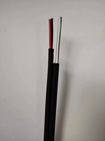 G657A FTTH GYXFTY 2-Core Outdoor Optic Fiber Cable Drop Cable with Steel and Power Wire Zhejiang Origin for Communication