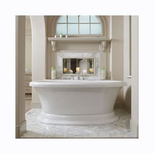 Home Decor Gebrauchte Badewanne Freistehende Stein badewannen Weiße Marmor badewanne Naturstein Badewanne Skulptur Statue - Product Image 5