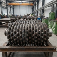Concasseur à double rouleaux électrolytique en carbone avec dents en alliage dur, capacité de 1500 t/h pour le traitement des minerais miniers, entraînement par engrenages, longue durée de vie