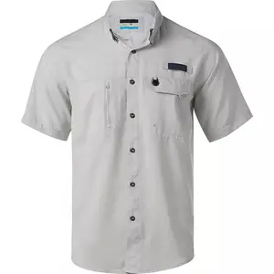 UPF50 + OEM Design Impressão Pfg Em Branco Pesca Uv Camisas Logotipo Personalizado