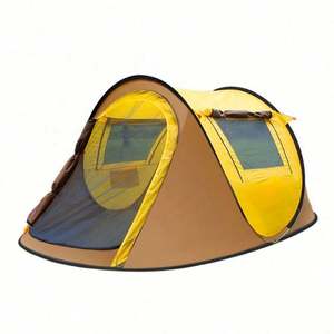 Carpas Plegables de Alta Calidad, Automáticas, Impermeables, de Tela Oxford, para Acampar al Aire Libre, para 4-6 Personas, con un Dormitorio - Product Image 1