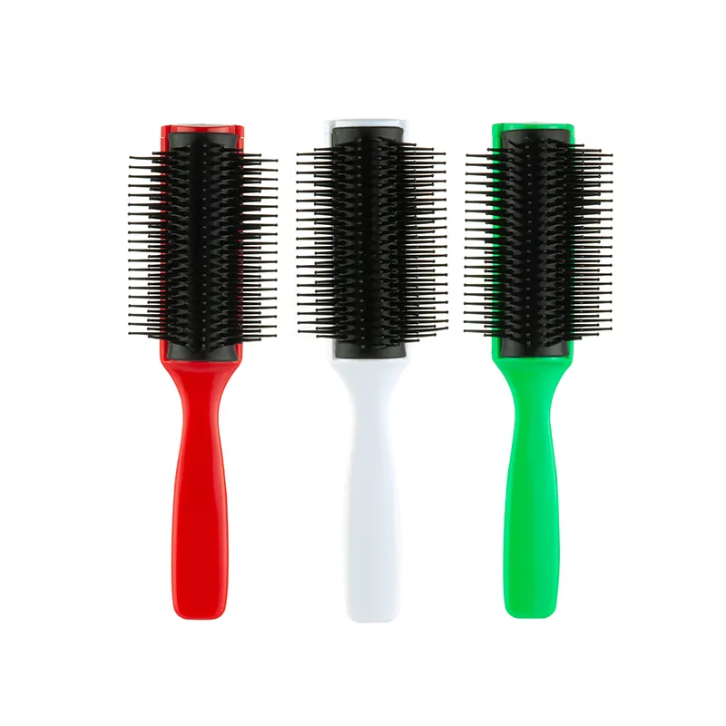 Chín hàng răng tùy chỉnh Nylon nhựa ma thuật bàn chải tóc
