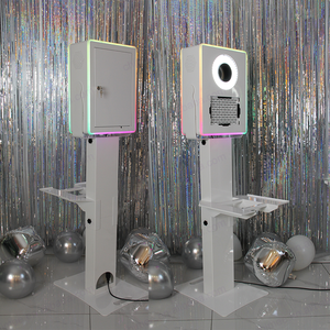 Kiosque de Selfie d'impression instantanée légère de machine de Photomaton de Salsa avec l'étagère d'imprimante - Product Image 5