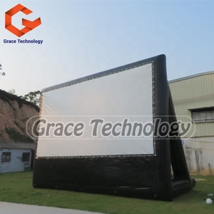 Écran de cinéma gonflable extérieur avec projecteur, écran de cinéma gonflable géant pour le stationnement - Product Image 4