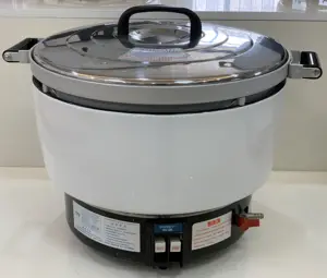 大容量ガス炊飯器10リットル50カップ50人用商業ガス炊飯器工場価格