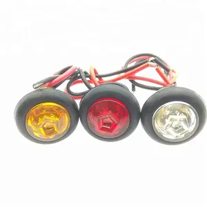 High Quality DOT Emark Approved 0.75 Inch Led Trailer Lights Led Truck Clearance Lights Side Marker Light For Lorry RV Trailer