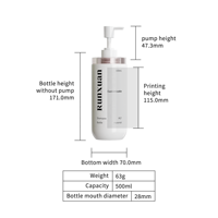 Échantillon Gratuit – Flacons Vides en Plastique PET de 500ml et 750ml pour Savon Liquide, Gel Douche et Soins Corporels de Bébé de la Marque Runxuan – Guangdong