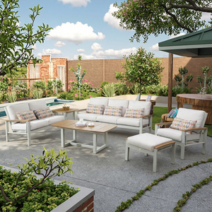 Nordic per il tempo libero all'aperto <span class=keywords><strong>sedia</strong></span> da <span class=keywords><strong>giardino</strong></span> comodo <span class=keywords><strong>cuscino</strong></span> con semplice Villa costruzione in alluminio - Product Image 6