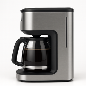 Cafetière électrique semi-automatique Pajaka Sauth en acier inoxydable, 1800 ml, avec chauffe-eau intégré, 1000 W, pour usage hôtelier - Product Image 2