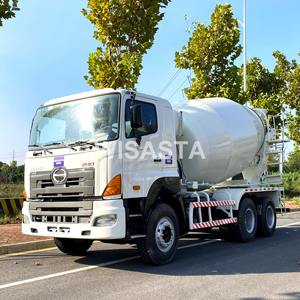 2016 ans <span class=keywords><strong>10m3</strong></span> 12m3 Zoomlion Hino Dimensions Capacité avec moteur diesel Machine de construction <span class=keywords><strong>Camion</strong></span> malaxeur à béton utilisé - Product Image 1