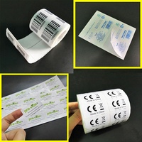 Usine pas cher personnalisé bas quantité minimale de commande impression logo qr code autocollant pour emballage étanchéité code à barres produit étiquette d'étanchéité