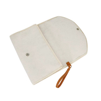 Tapis à langer portable pliable en PU imperméable avec coussin doux et essuyable, accessoire de poussette pour bébé, idéal pour les voyages